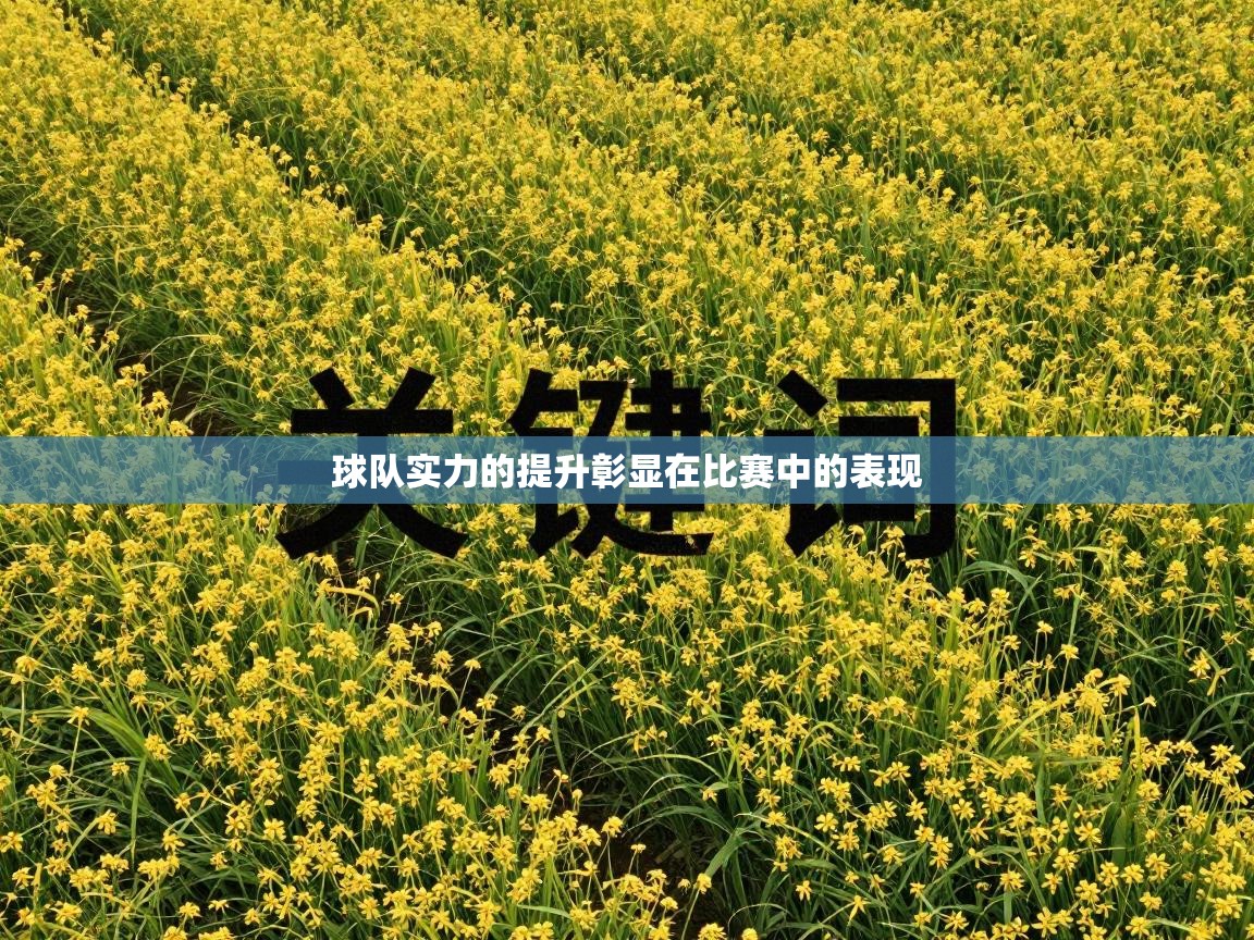 球队实力的提升彰显在比赛中的表现